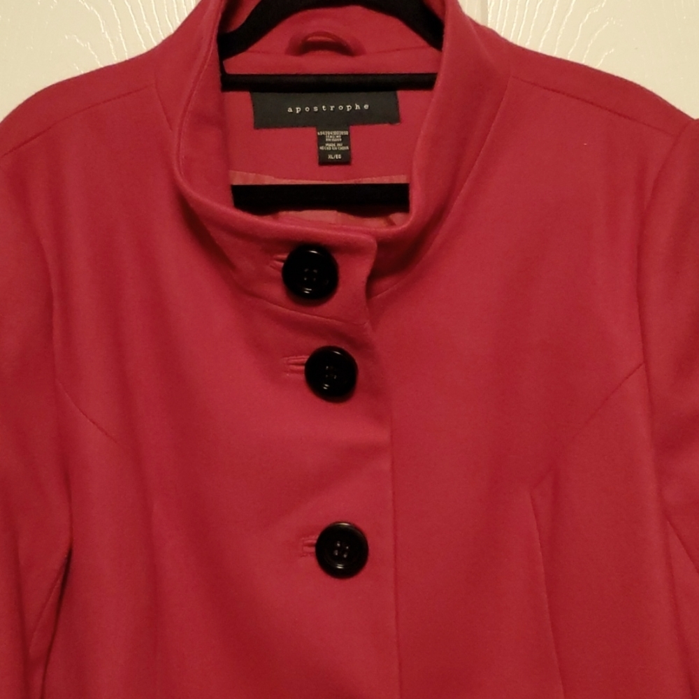 Apostrophe Wool Blend Swing Jacket - image 2